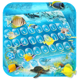 Beautiful Deep Sea Keyboard Theme आइकन