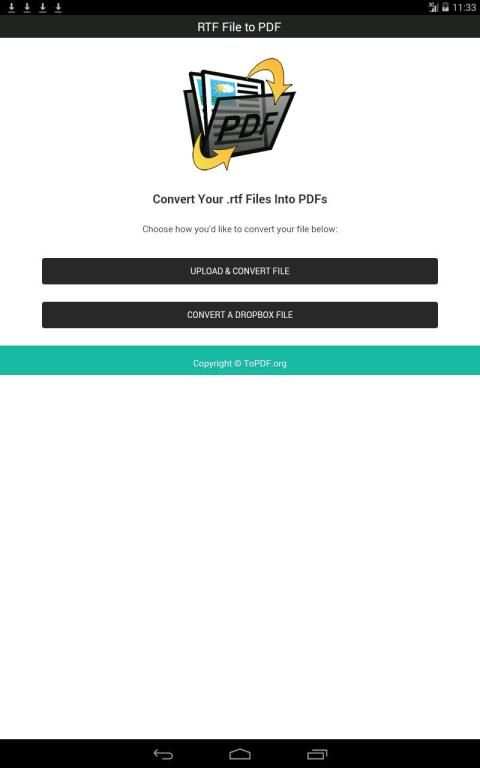 RTF File to PDF screenshot 16