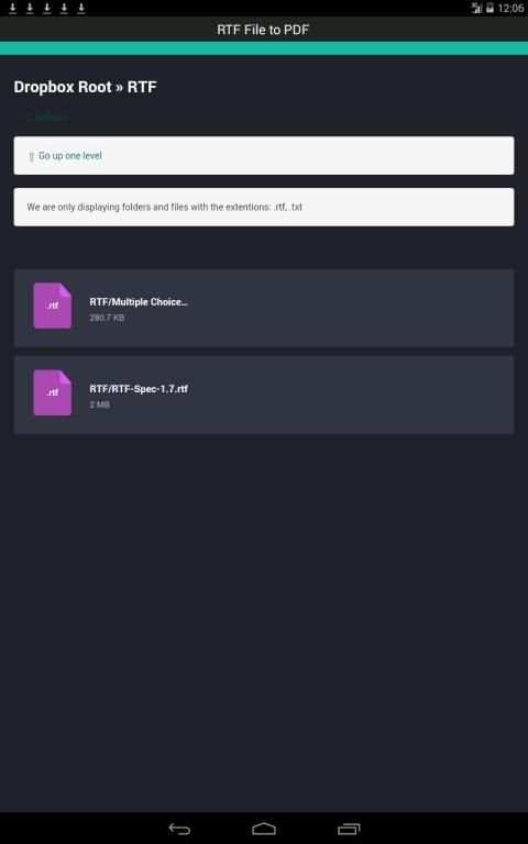 RTF File to PDF screenshot 11