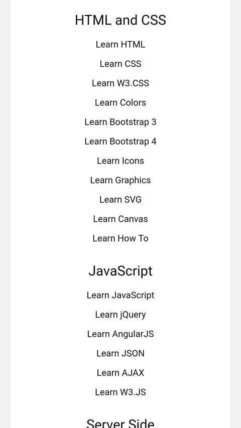 W3School - Offline Version screenshot 6