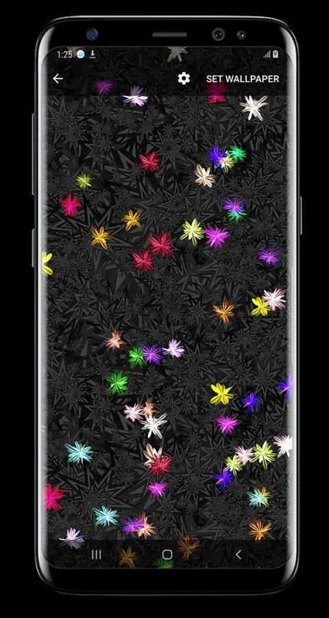Magic glow Flowers Live Wallpaper screenshot 6
