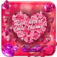 Red Heart Love Keyboard