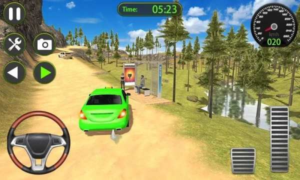 Taxi Driver 3D - Hill Station Game स्क्रीनशॉट 3