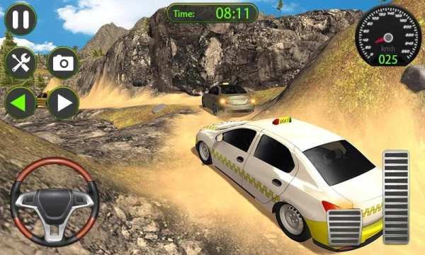 Taxi Driver 3D - Hill Station Game स्क्रीनशॉट 2