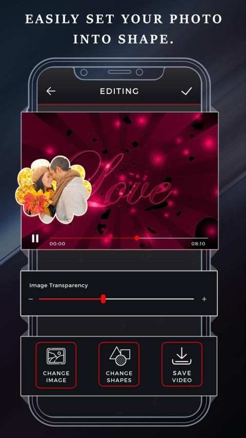 My Photo Valentine's Day lyrical video StatusMaker स्क्रीनशॉट 3