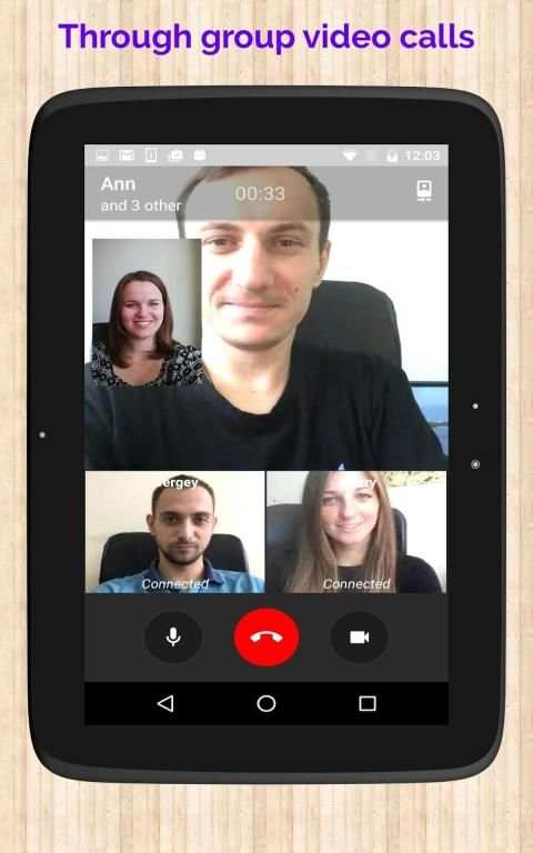 HiDa! - Simple and Secure Group Video Conferences screenshot 4