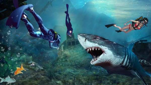 Angry Shark Evolution: Shark World - Shark Attack स्क्रीनशॉट 8