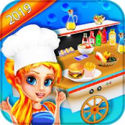 Street Food Cooking Chef: Pizza Burger Restaurant