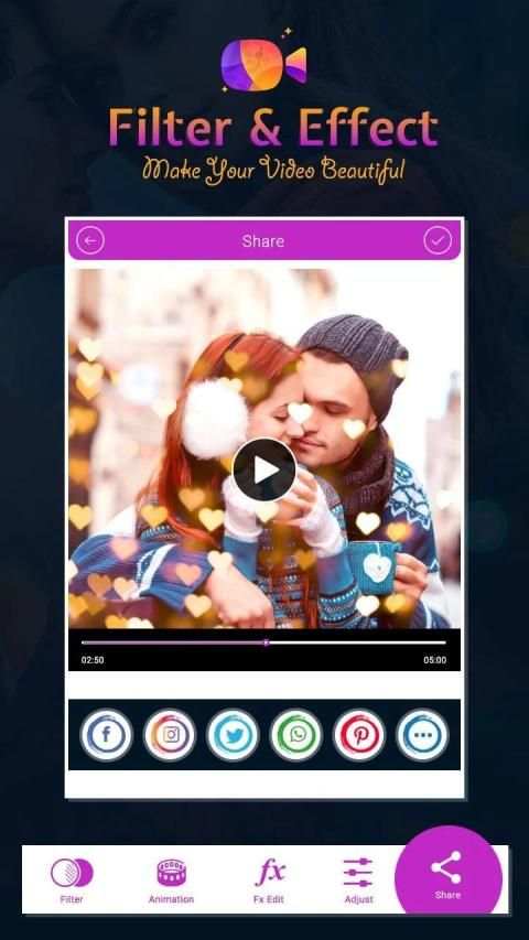 VideoFx – Video Filter, Animation, Effect, Editor screenshot 1