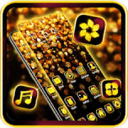 Golden Glitter Bling Diamond Theme 2019 icon