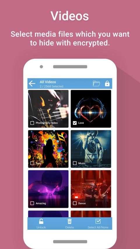 Sax Media Vault - Hide Videos & Images screenshot 4
