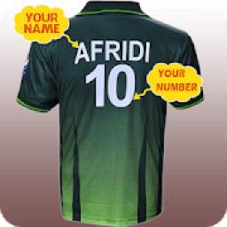 Cricket Jersey Editor – Name on Cricket Jersey