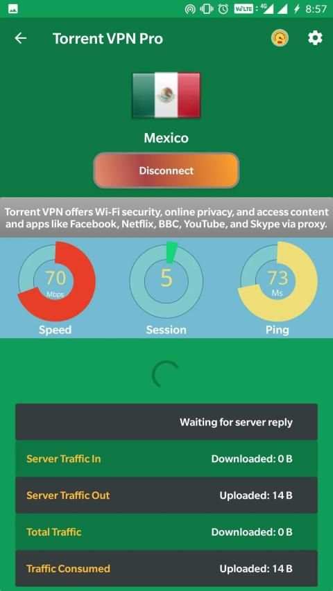 Torrent VPN Pro - Free Proxy Hotspot Hide IP screenshot 4