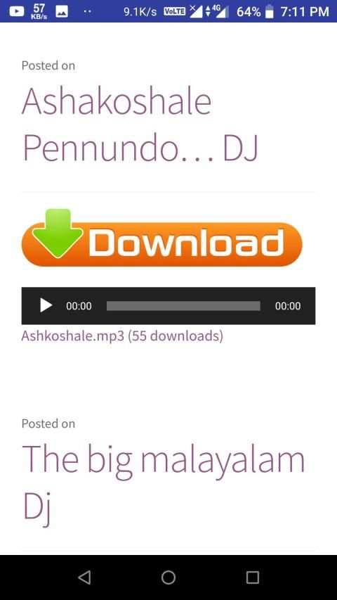 DJ Malayalam Songs स्क्रीनशॉट 1