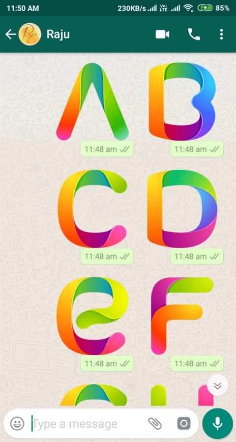 Letter WAStickerApp - Letter Stickers for Whatsapp screenshot 19