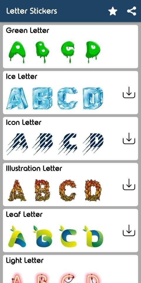 Letter WAStickerApp - Letter Stickers for Whatsapp screenshot 6