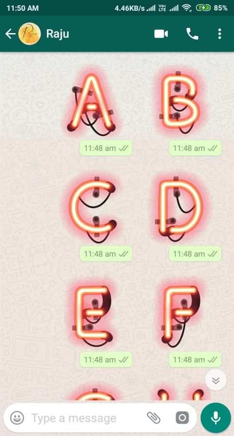 Letter WAStickerApp - Letter Stickers for Whatsapp screenshot 10