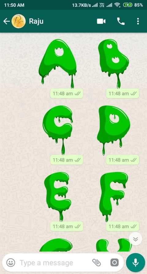 Letter WAStickerApp - Letter Stickers for Whatsapp screenshot 9