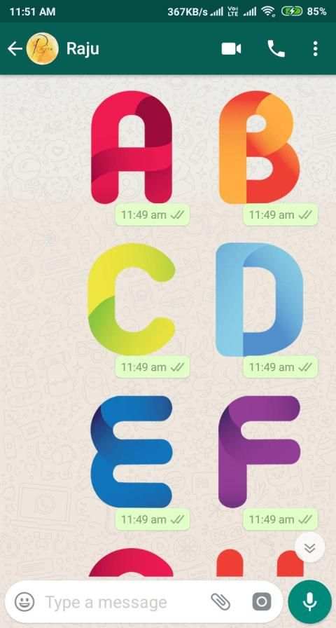 Letter WAStickerApp - Letter Stickers for Whatsapp screenshot 13