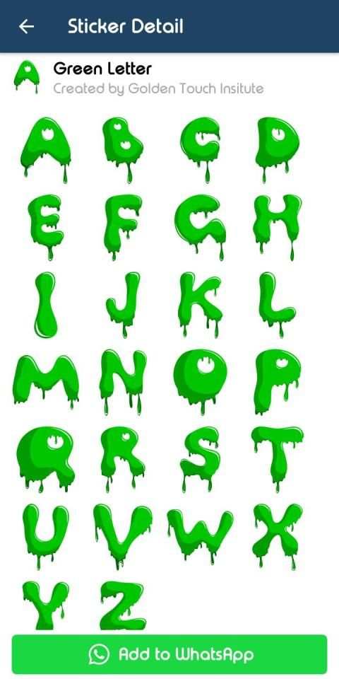 Letter WAStickerApp - Letter Stickers for Whatsapp screenshot 17