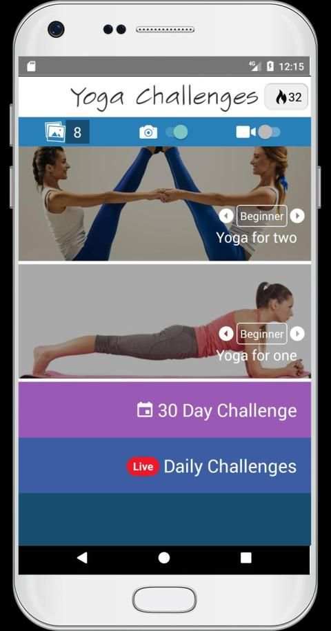 Yoga Challenge App स्क्रीनशॉट 7