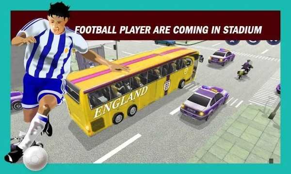 Football Team Transport Bus Driver Duty screenshot 2