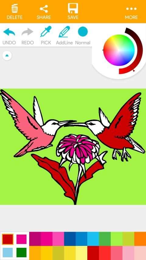 Bird Coloring Book New स्क्रीनशॉट 6