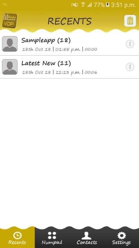 Maxx Voip screenshot 2