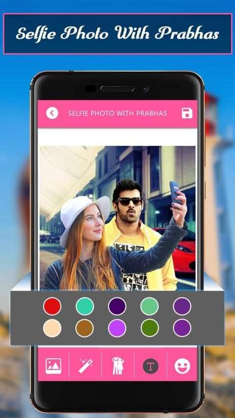 Selfiee Photo With Prabhas स्क्रीनशॉट 2