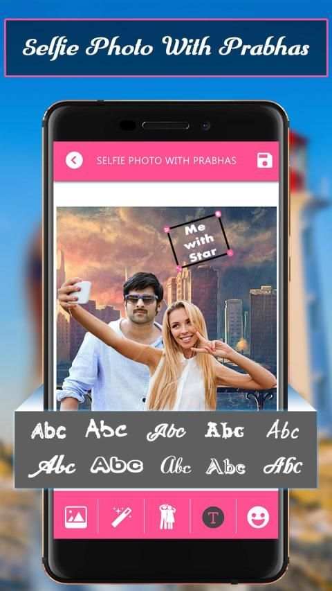 Selfiee Photo With Prabhas स्क्रीनशॉट 3
