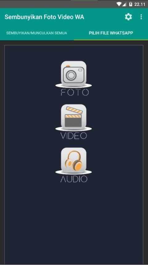 Sembunyikan Foto Video WA screenshot 3