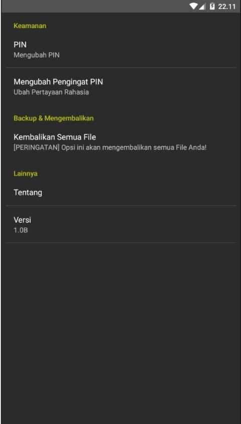 Sembunyikan Foto Video WA screenshot 1