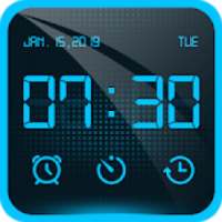 Alarm Clock - Bedside Clock, Stopwatch & Timer