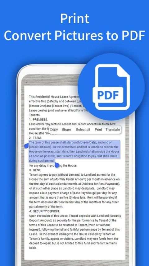 Smart Scan: Camera Scanner To Pdf स्क्रीनशॉट 4