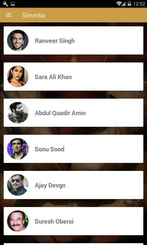 Movie Info Simmba screenshot 6