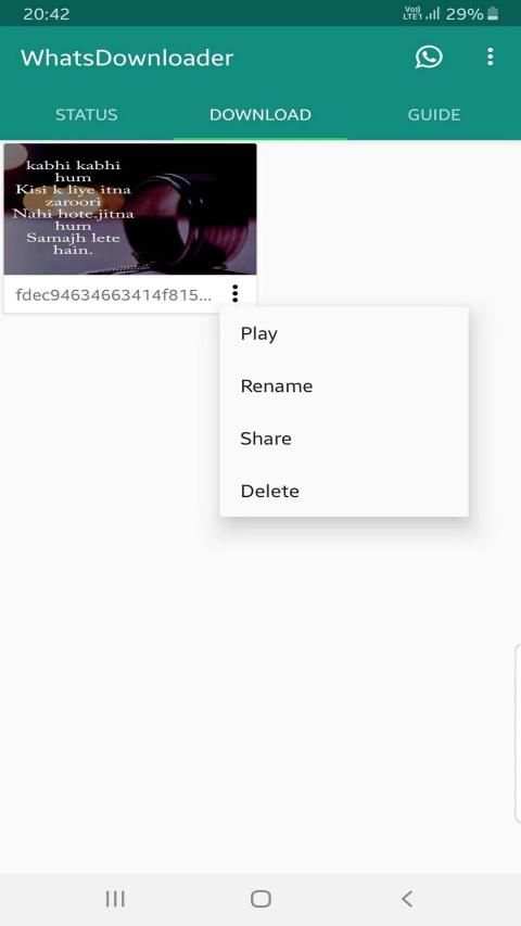 Status Downloader for Whatsapp स्क्रीनशॉट 4