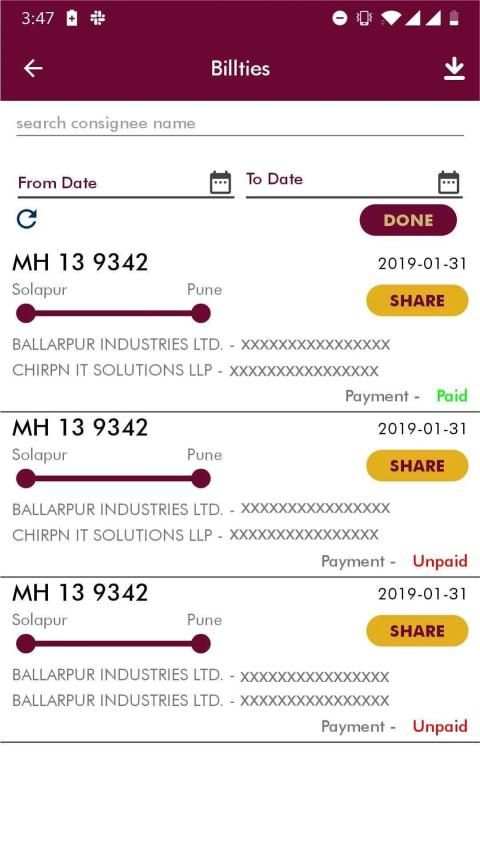 EzyBill स्क्रीनशॉट 3