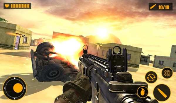 Free Fire Intense Shooting: Modern Battleground screenshot 1