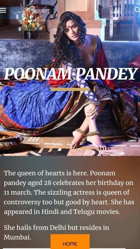 The Poonam Pandey App स्क्रीनशॉट 3