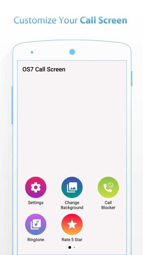 i Call Screen OS7 Phone Dialer स्क्रीनशॉट 2