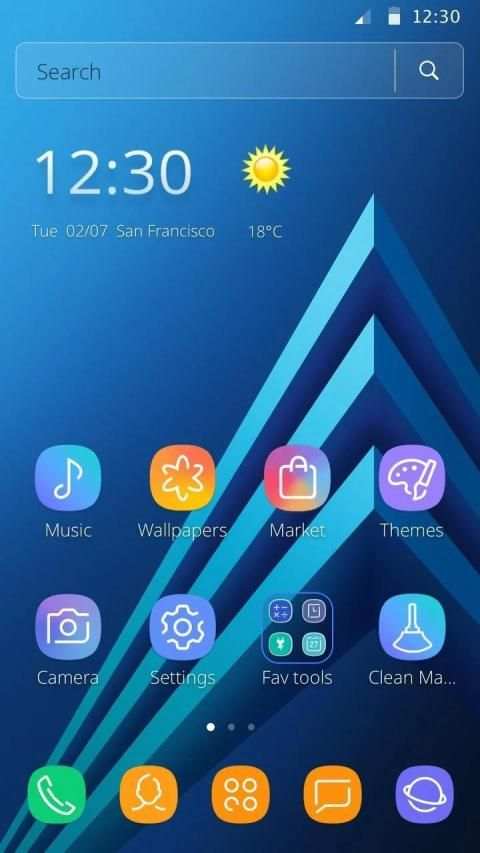Theme for Samsung Galaxy A8 Plus स्क्रीनशॉट 1
