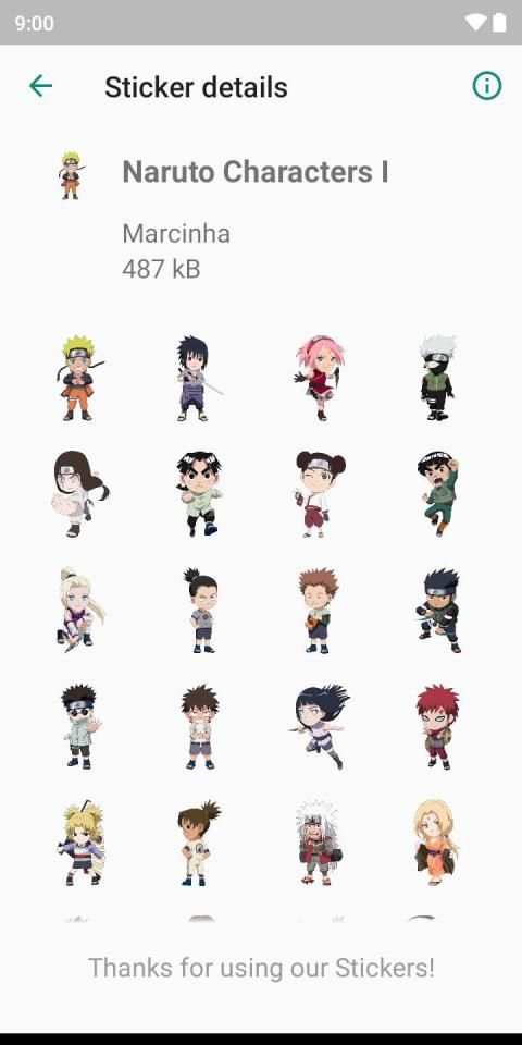 Naruto Stickers screenshot 3