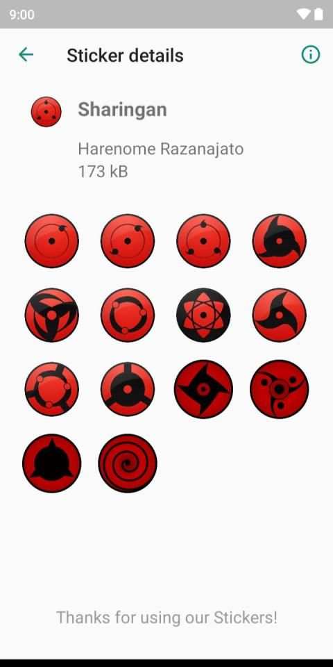 Naruto Stickers screenshot 4