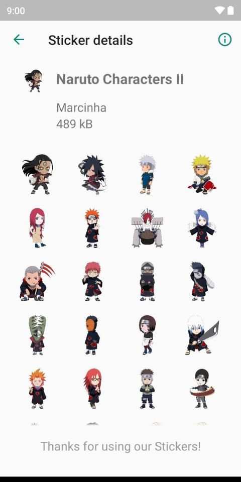 Naruto Stickers screenshot 2