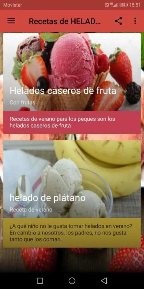 Recetas de HELADOS caseros screenshot 4