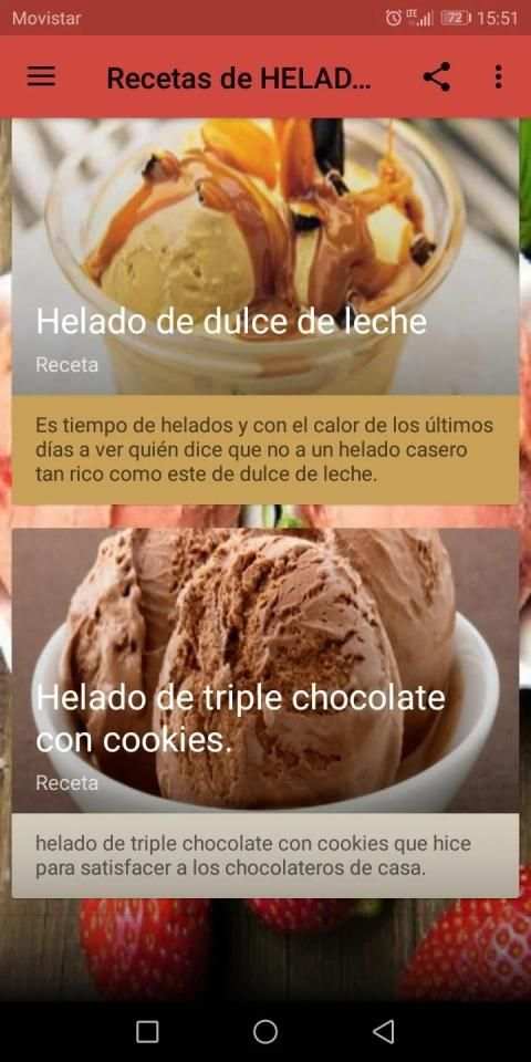 Recetas de HELADOS caseros screenshot 5