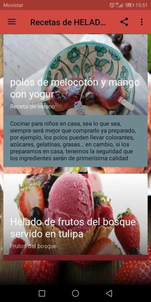 Recetas de HELADOS caseros screenshot 3