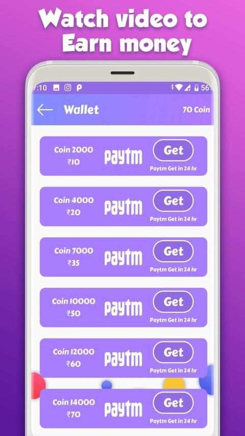 Watch Video Earn Money स्क्रीनशॉट 4