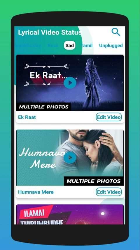 Lyrical Status Maker - Lyrical Video Status Maker स्क्रीनशॉट 3