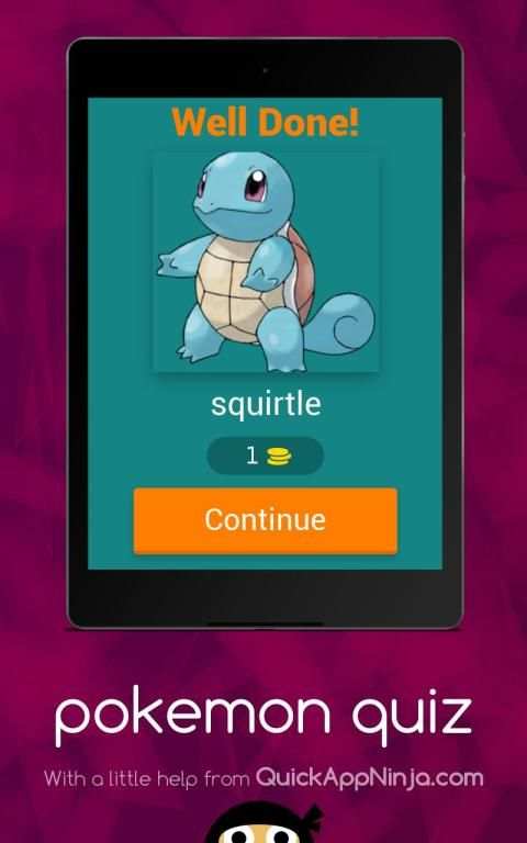 Pokemon quiz screenshot 3